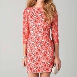 Diane Von Furstenberg Sarita Lace Floral Dress